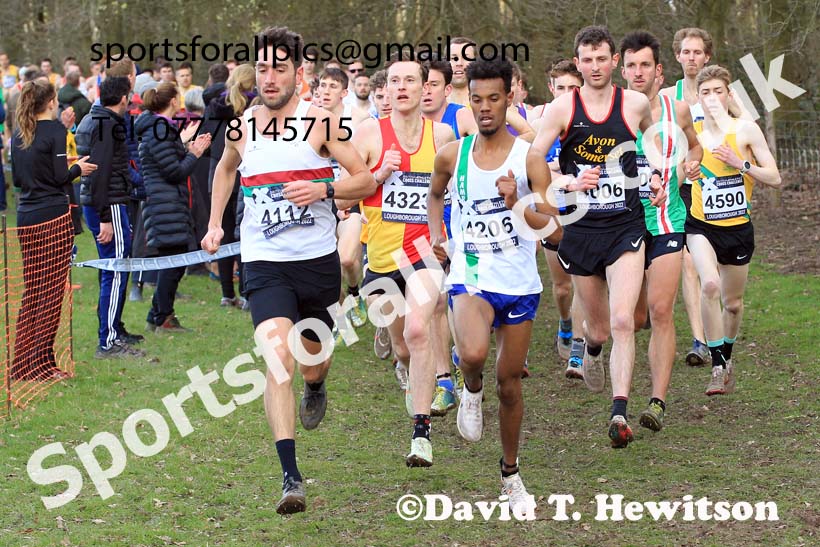 Senior Mens 2022 CAU Inter Counties Cross Country, Prestwold Hall, Loughborough.  Photo: David T. Hewitson/Sports for All Pics